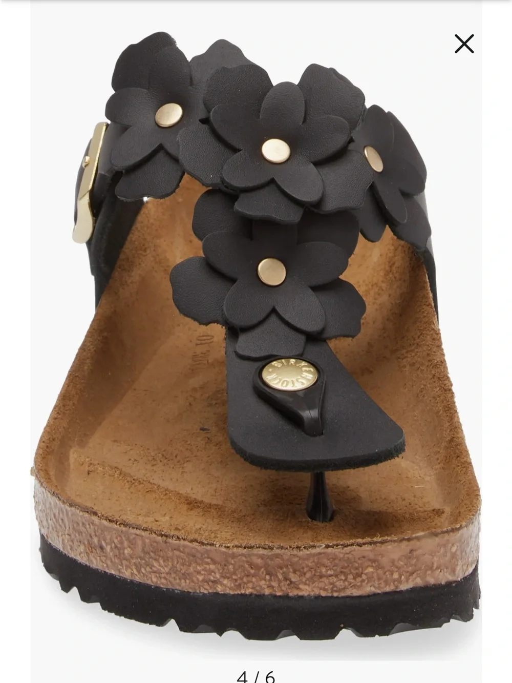 Birkenstock Gizeh Flower Flip Flop - Picture 2 of 9
